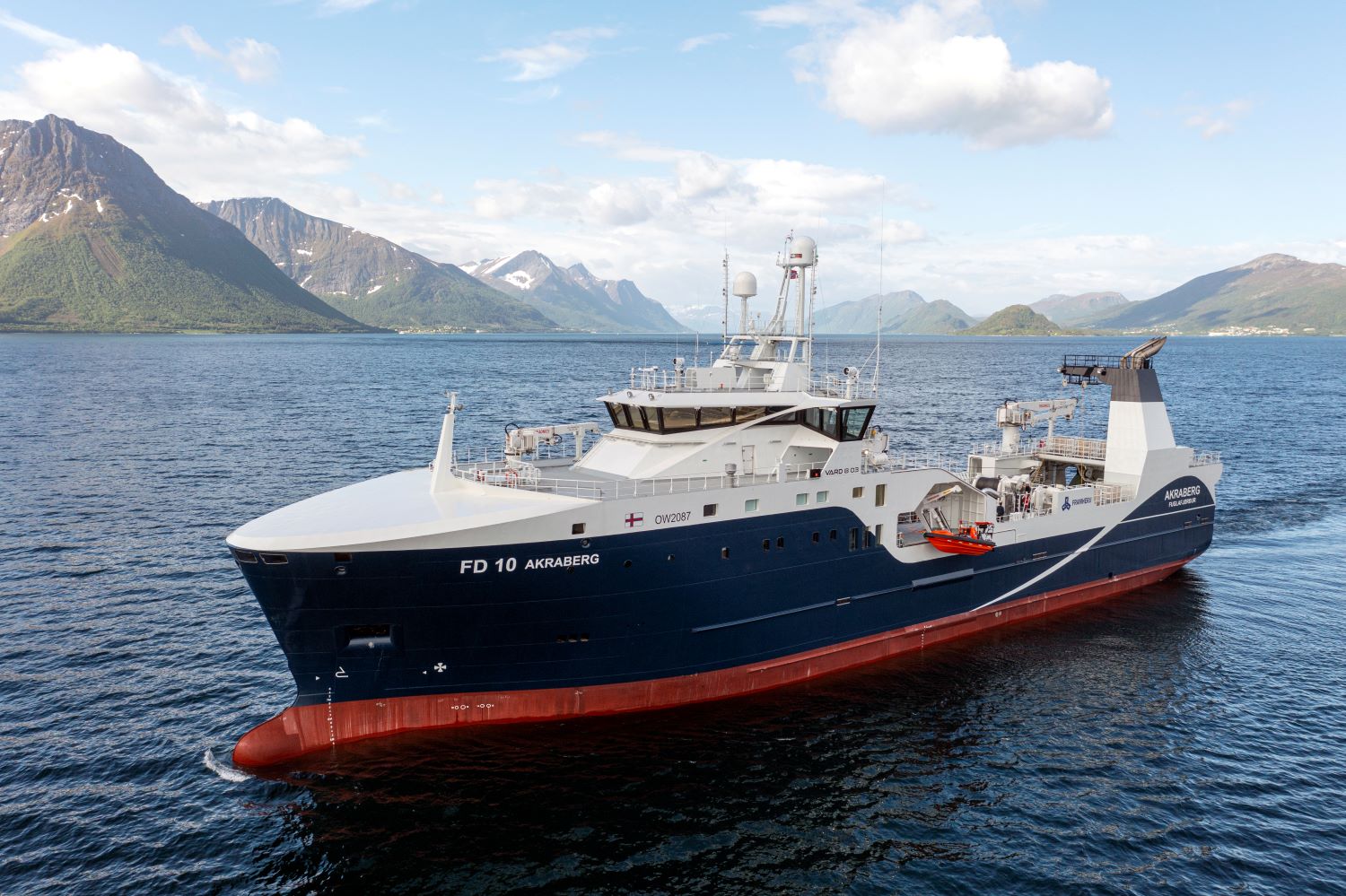 Ny frysetråler til Færøyene | Eksportfinansiering Norge